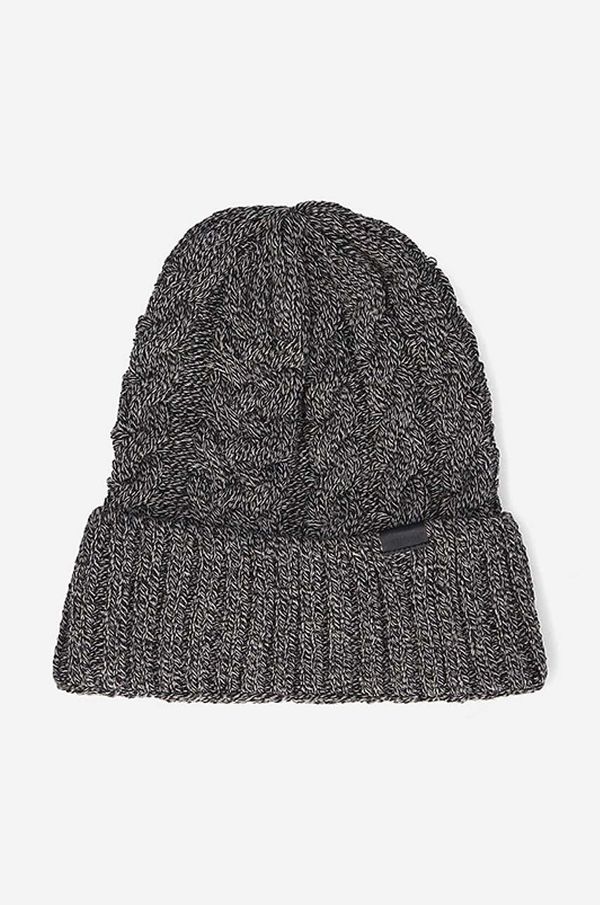 Kangol Kapa Kangol Cable Beanie HEATHER boja: siva, od debelog pletiva, K3376HT-TANHEATHER