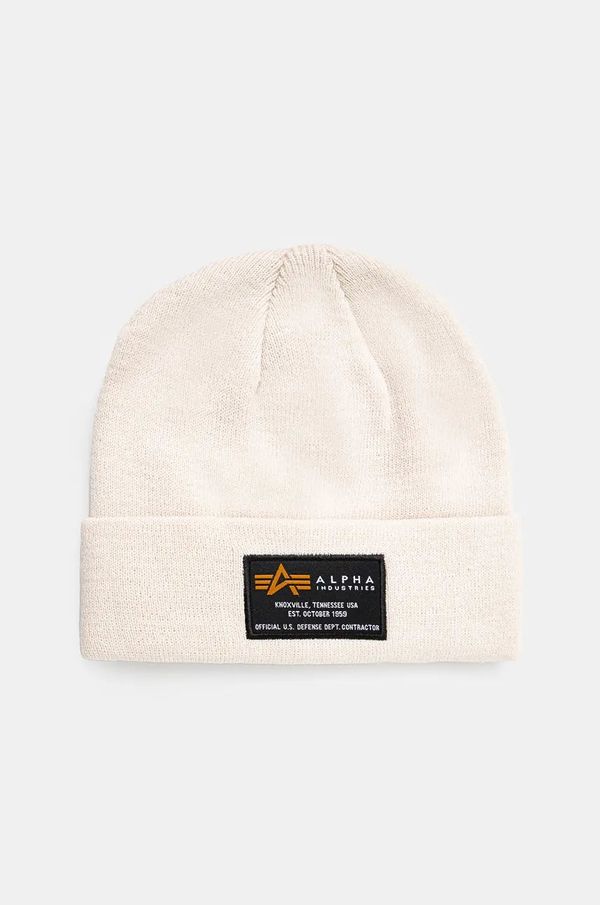 Alpha Industries Kapa Alpha Industries Crew Beanie boja: bež, 128924