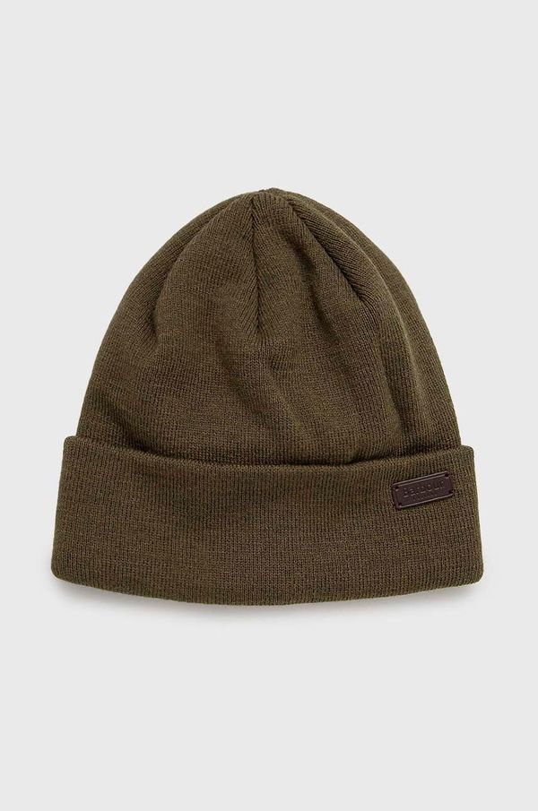 Barbour Kapa Barbour boja: zelena, od debelog pletiva