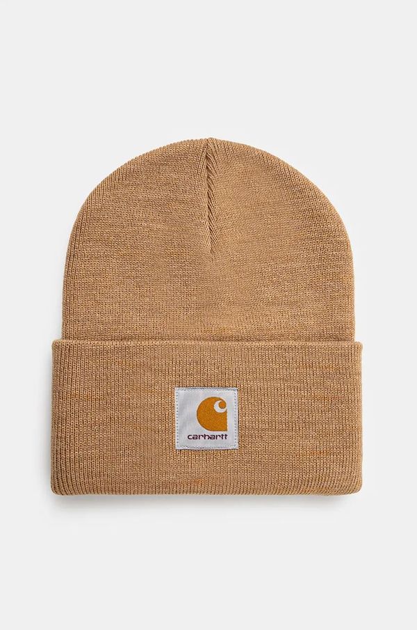 Carhartt WIP Kapa Carhartt WIP Acrylic Watch Hat boja: bež, I020175.2ITXX