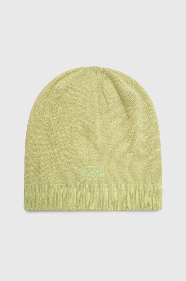 Helly Hansen Kapa Helly Hansen boja: zelena, od tanke pletenine, 57502-990