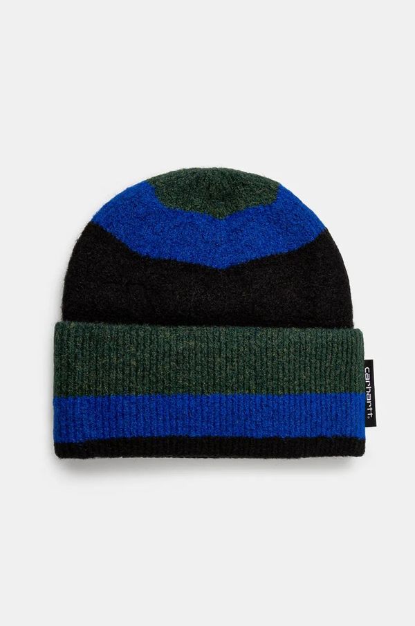 Carhartt WIP Kapa s dodatkom vune Carhartt WIP Sundling Beanie boja: zelena, I033845.2HUXX