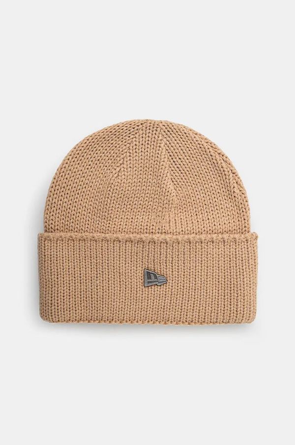 New Era Kapa s dodatkom vune New Era WIDE CUFF BEANIE boja: bež, 60565427