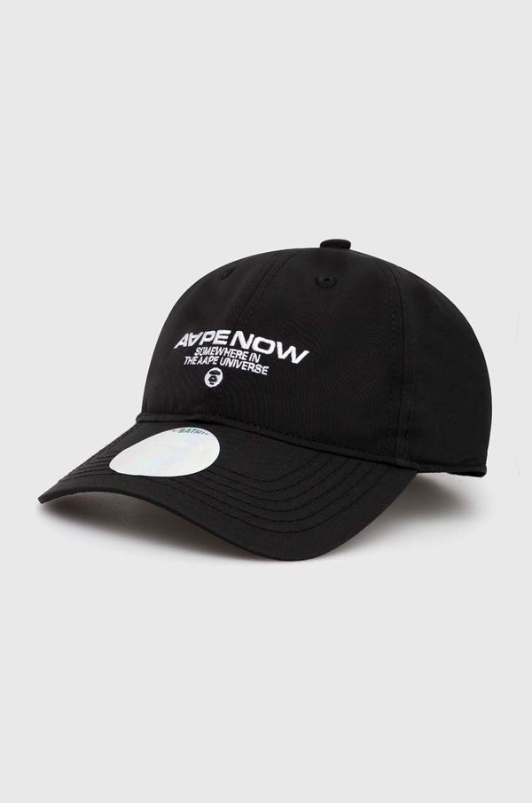AAPE Kapa sa šiltom AAPE boja: crna, s aplikacijom, AAPCPM5255XXM