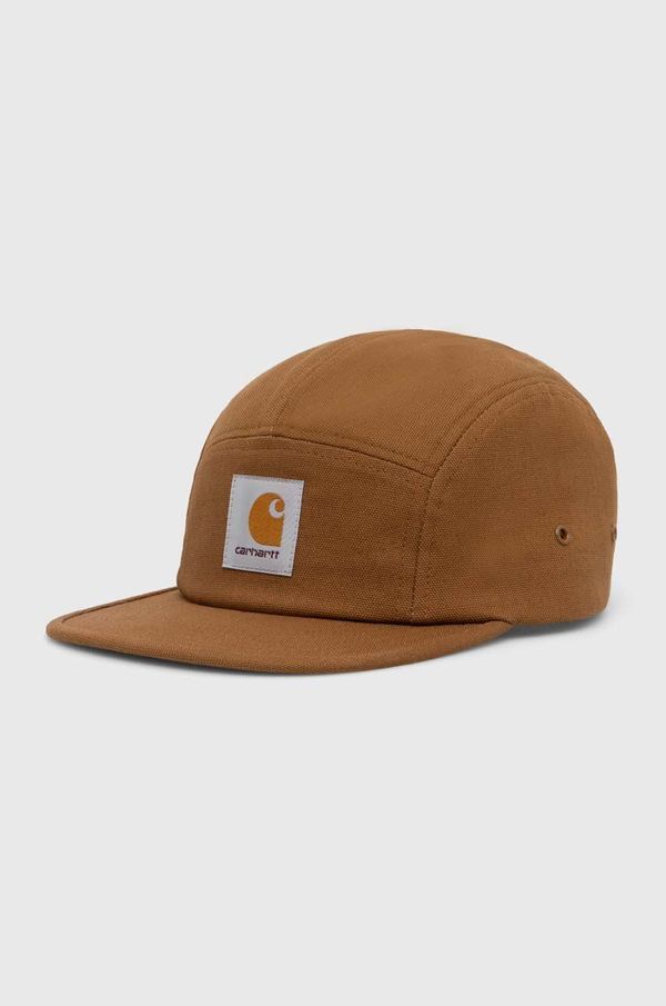 Carhartt WIP Kapa sa šiltom Carhartt WIP boja: smeđa, s aplikacijom