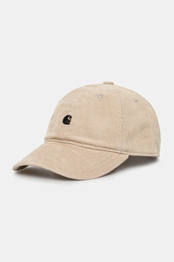 Carhartt WIP Kapa sa šiltom Carhartt WIP Harlem Cap boja: bež, bez uzorka, I028955.2NQXX