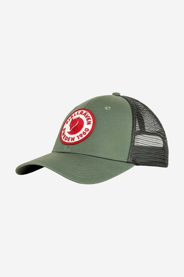 Fjallraven Kapa sa šiltom Fjallraven 1960 Logo Langtradarkeps boja: zelena, s aplikacijom, F78138.614-614
