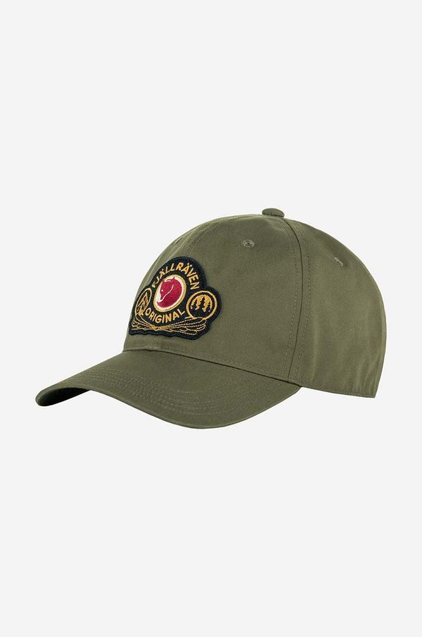 Fjallraven Kapa sa šiltom Fjallraven Classic Badge boja: zelena, s aplikacijom, F86979.625-625