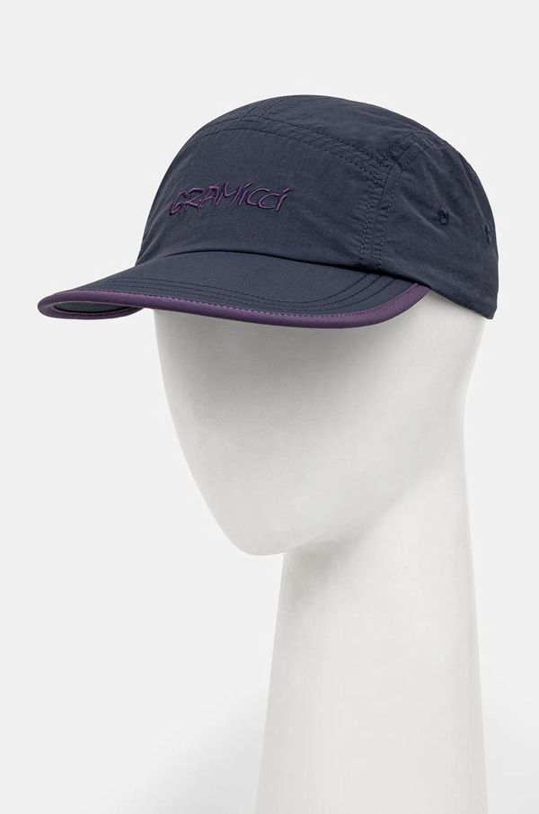 Gramicci Kapa sa šiltom Gramicci Nylon Gramicci Cap boja: tamno plava, s aplikacijom, G4FA.072