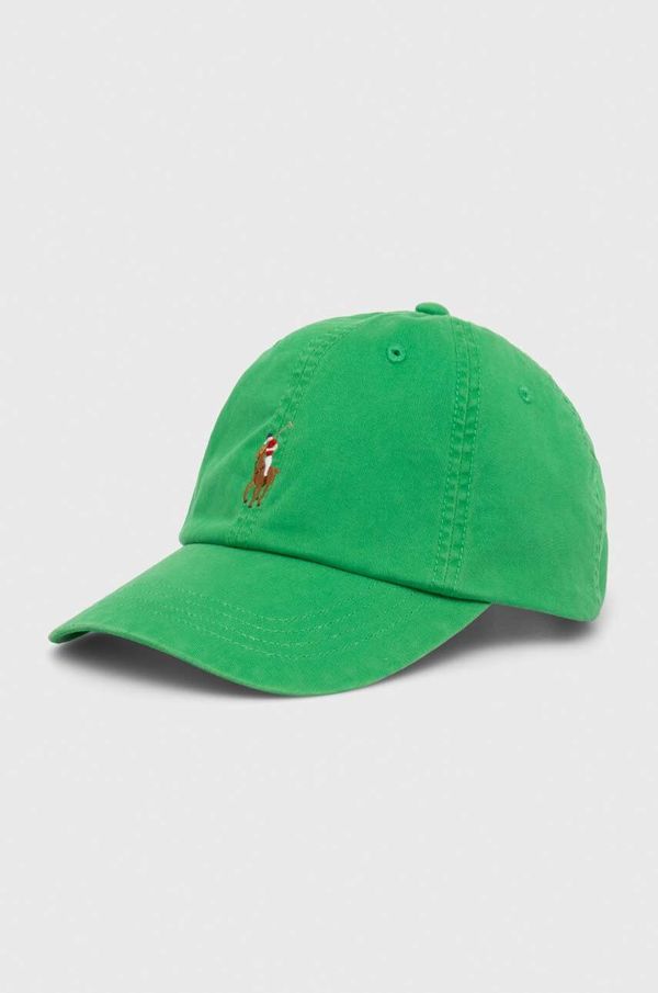 Polo Ralph Lauren Kapa sa šiltom Polo Ralph Lauren boja: zelena, bez uzorka, 710834737