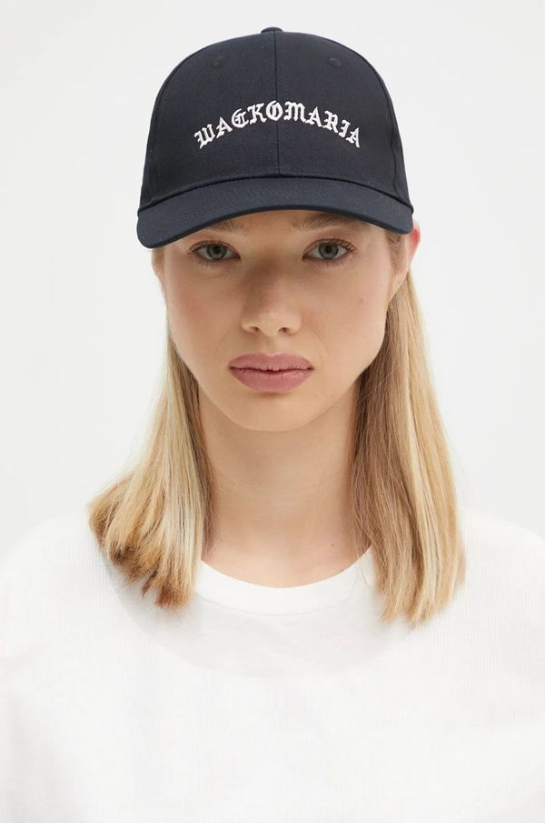 Wacko Maria Kapa sa šiltom Wacko Maria 6 Panel Cap boja: crna, bez uzorka, 24FW-WMA-CP06