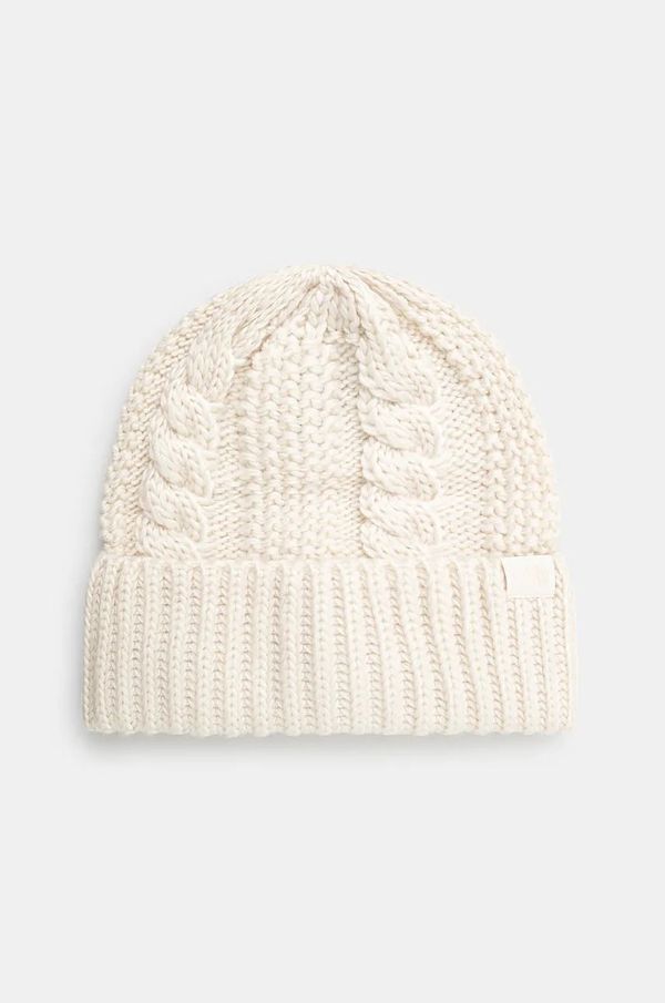 The North Face Kapa The North Face Oh Mega Beanie boja: bež, od debelog pletiva, NF0A7WJJQLI1