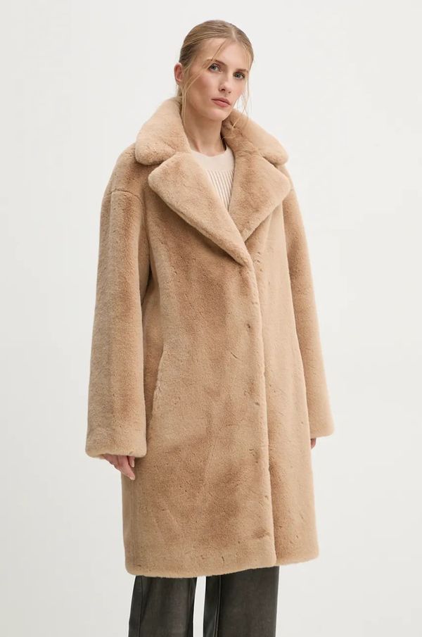 Stand Studio Kaput Stand Studio Camille Cocoon Coat za žene, boja: smeđa, za prijelazno razdoblje, oversize, 61137-9070