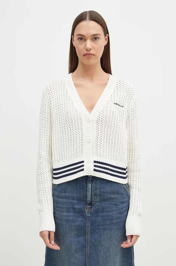 adidas Originals Kardigan adidas Originals Cardigan za žene, boja: bež, IX1049