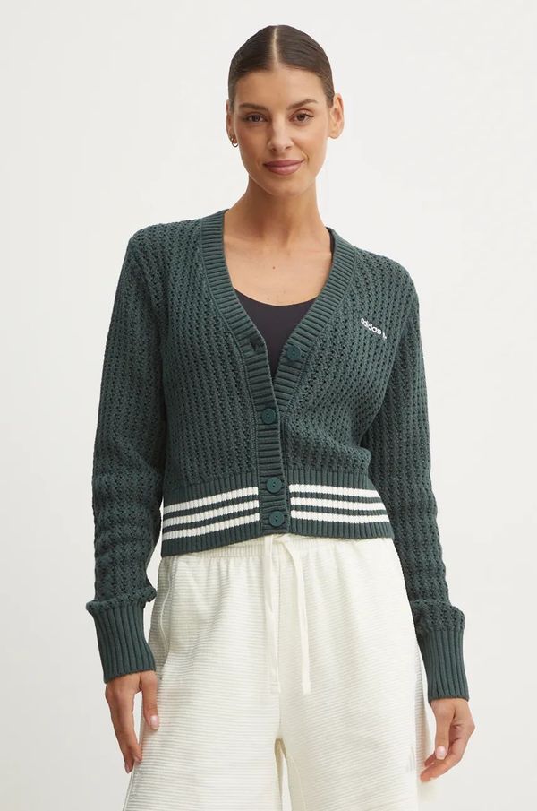 adidas Originals Kardigan adidas Originals Cardigan za žene, boja: zelena, IX1046