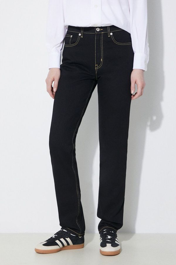 Kenzo Traperice Kenzo Solid Asagao Straight za žene, srednje visoki struk, FD62DP2106C1.BM