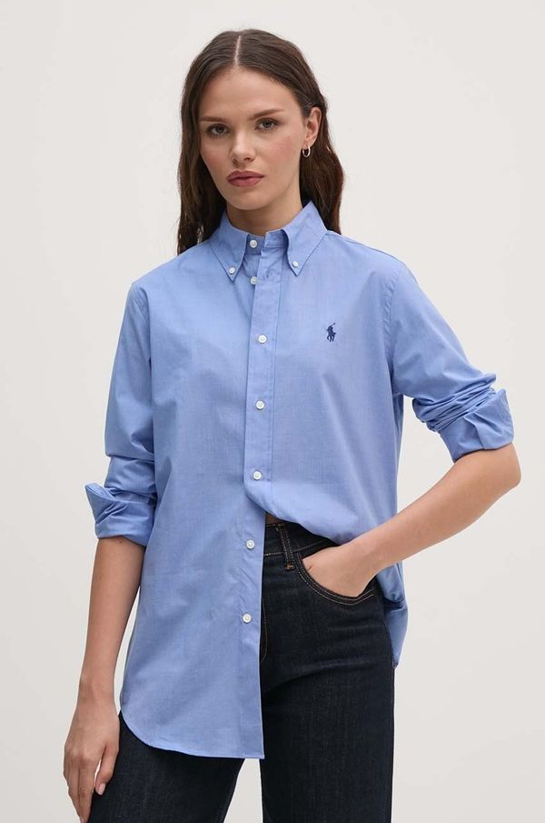 Polo Ralph Lauren Košulja Polo Ralph Lauren za žene, regular, s klasičnim ovratnikom, 211941509