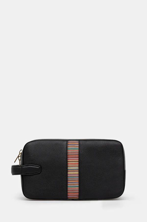 Paul Smith Kožna kozmetička torbica Paul Smith boja: crna, M1A-6606-BMULTI