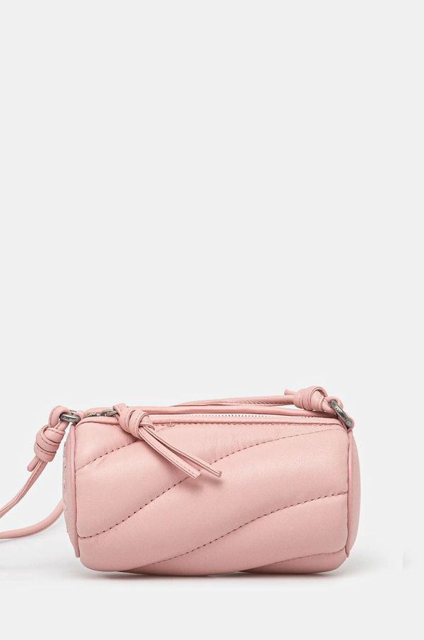 Fiorucci Kožna torba Fiorucci Leather Micro Mella Bag boja: ružičasta, U01FMASL005LE04PN02