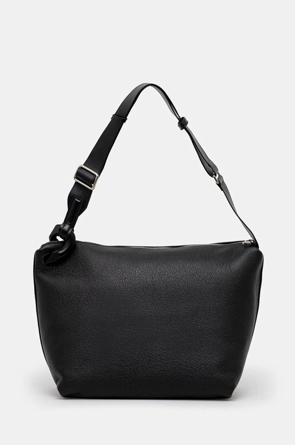 JW Anderson Kožna torba JW Anderson The Jwa Corner Crossbody boja: crna, HB0639.LA0349.999
