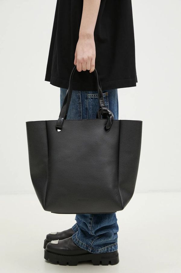JW Anderson Kožna torba JW Anderson The Jwa Corner Tote boja: crna, HB0648.LA0349.999
