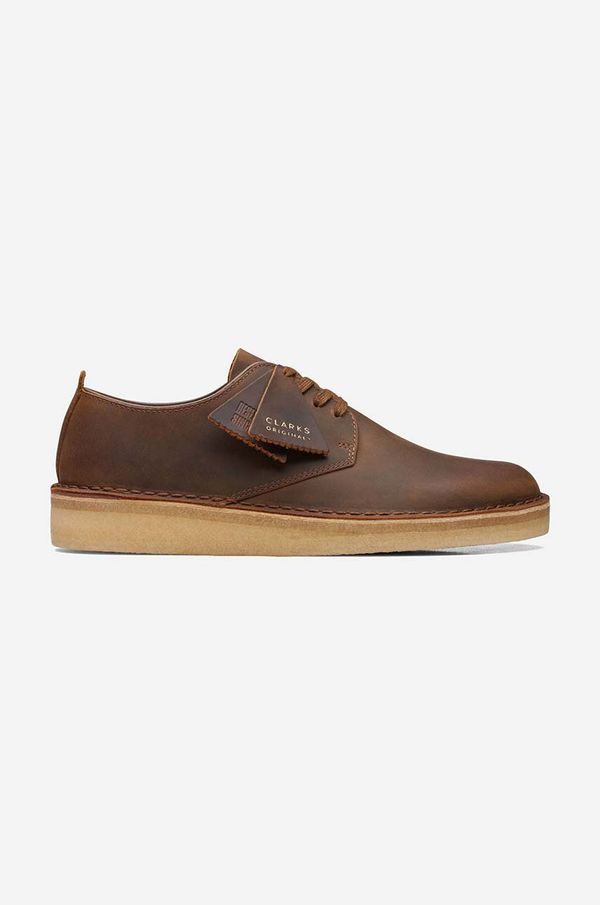 Clarks Originals Kožne cipele Clarks Originals Coal London Beeswax boja: smeđa, 26171493-BROWN