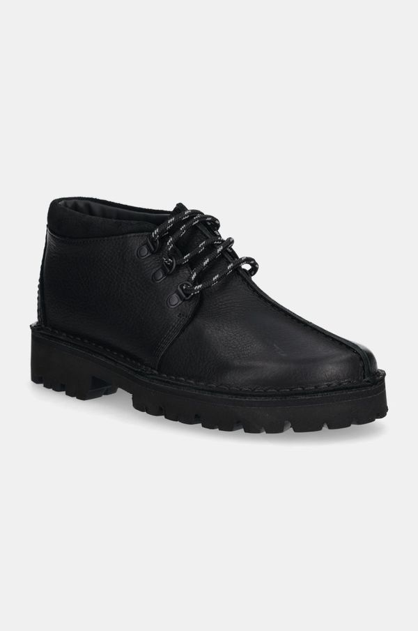 Clarks Originals Kožne cipele Clarks Originals Trek Hike za muškarce, boja: crna, 26179321