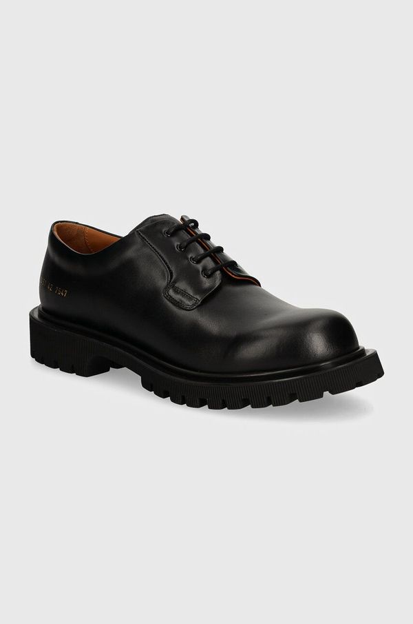 Common Projects Kožne cipele Common Projects Chunky Derby za muškarce, boja: crna, 2451