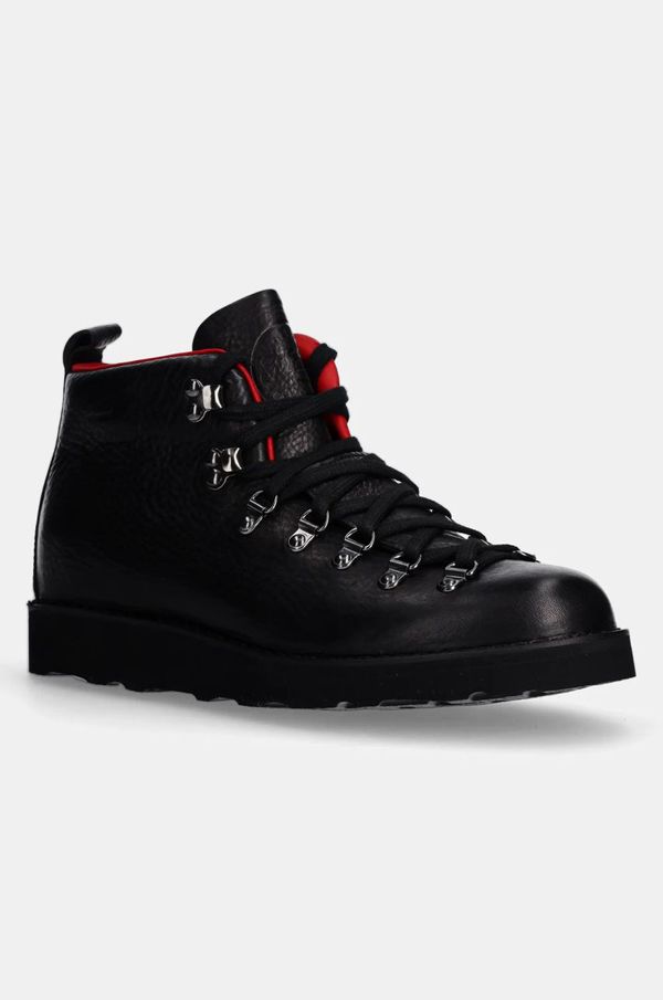 Fracap Kožne cipele Fracap Magnifico Roc boja: crna, ravni potplat, MAGNIFICO.M120.ROC.BLK