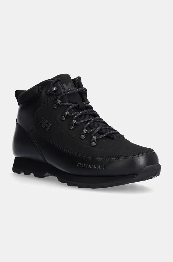 Helly Hansen Kožne cipele Helly Hansen The Forester Premium za muškarce, boja: crna, sa srednje toplom podstavom, 12030