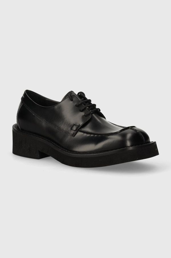 MM6 Maison Margiela Kožne cipele MM6 Maison Margiela za muškarce, boja: crna, SH1WQ0001