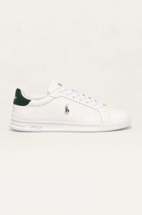 Polo Ralph Lauren Kožne cipele Polo Ralph Lauren boja: bijela