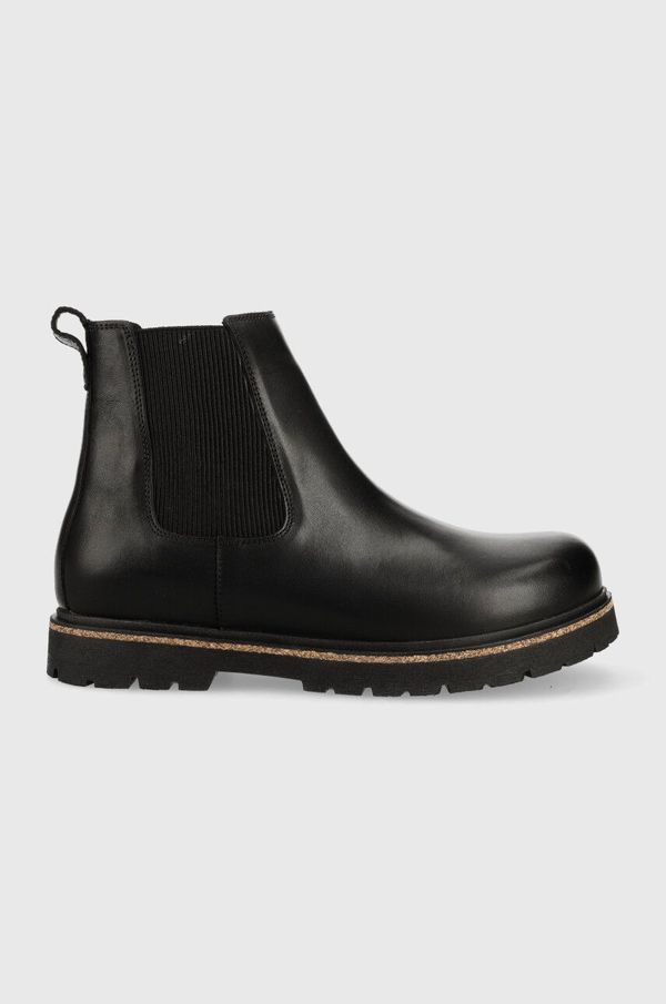 Birkenstock Kožne gležnjače Birkenstock Highwood za muškarce, boja: crna, 1025764