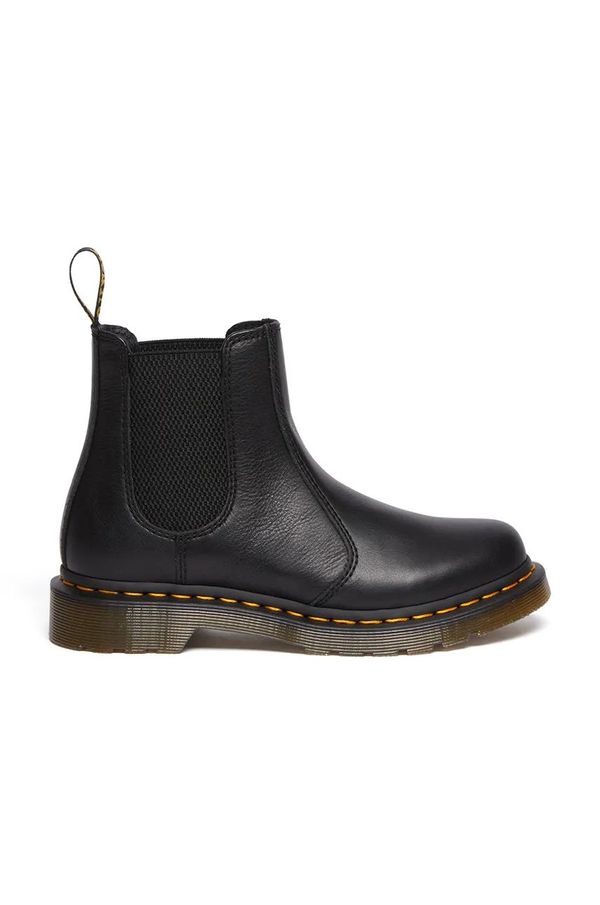 Dr. Martens Kožne gležnjače Dr. Martens 2976 za žene, boja: smeđa, ravni potplat, DM30698001