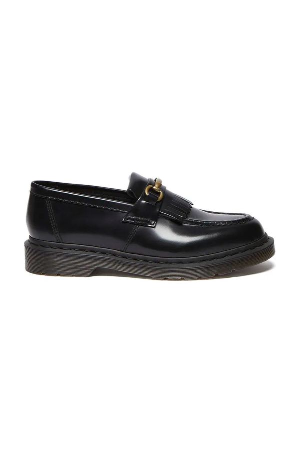 Dr. Martens Kožne mokasinke Dr. Martens Adrian Snaffle boja: crna, ravni potplat, DM32102001