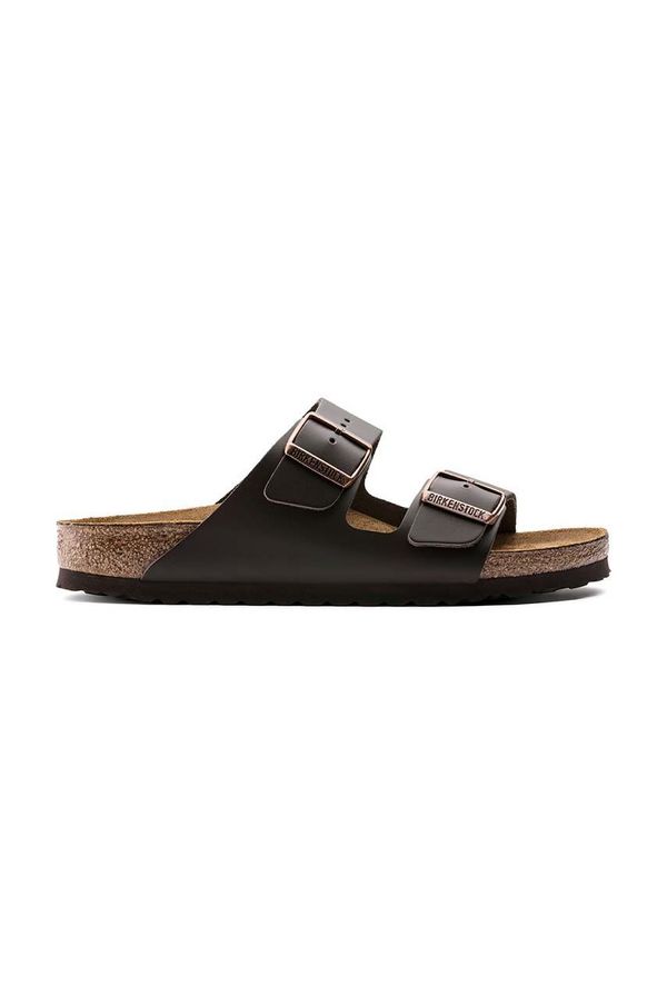 Birkenstock Kožne natikače Birkenstock Arizona za muškarce, boja: smeđa, 51101