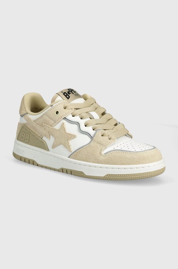 A Bathing Ape Kožne tenisice A Bathing Ape Bape Sk8 Sta #3 M1 boja: bež, 1J80191057