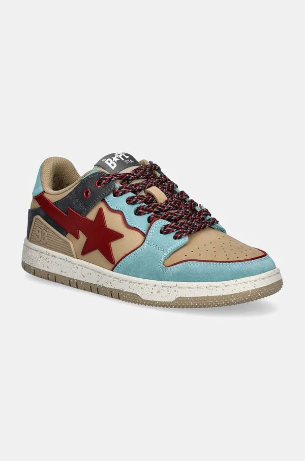 A Bathing Ape Kožne tenisice A Bathing Ape SK8 STA #4 M2 boja: bež, 1K80191313