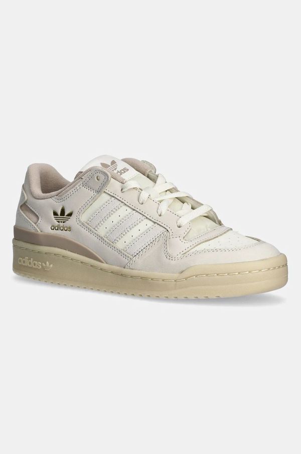 adidas Originals Kožne tenisice adidas Originals Forum Low Cl boja: bež, IH7826