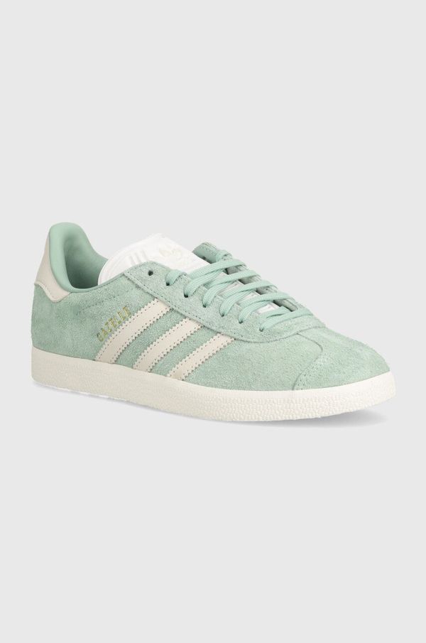 adidas Originals Kožne tenisice adidas Originals Gazelle boja: zelena, IG4393