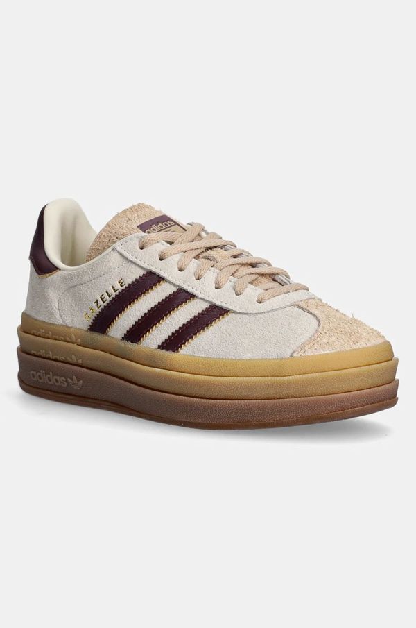adidas Originals Kožne tenisice adidas Originals Gazelle Bold boja: bež, JQ5127