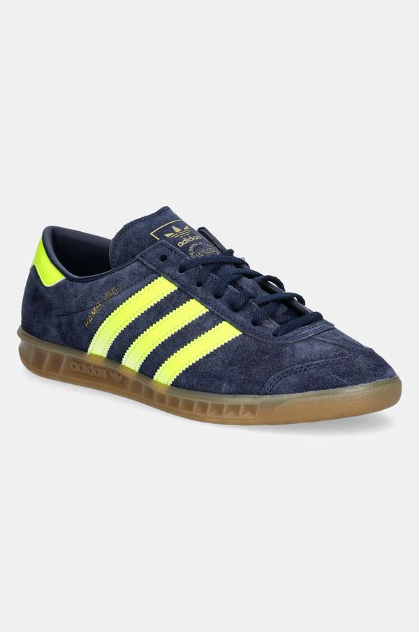 adidas Originals Kožne tenisice adidas Originals Hamburg boja: tamno plava, JS0678