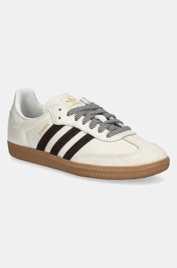 adidas Originals Kožne tenisice adidas Originals Samba OG boja: bež, JS3181