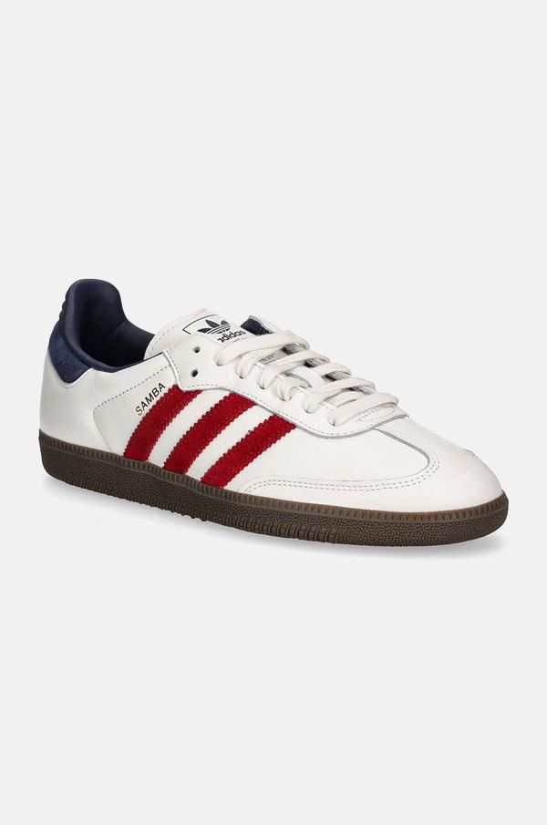 adidas Originals Kožne tenisice adidas Originals Samba OG boja: bijela, IH4881