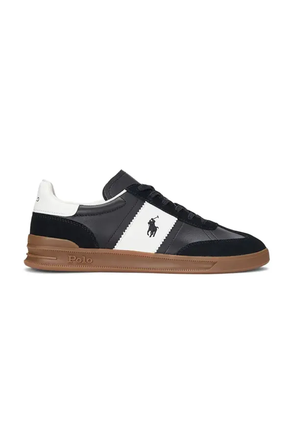 Polo Ralph Lauren Kožne tenisice Polo Ralph Lauren Hrt Aera Pp boja: crna, 809956119001