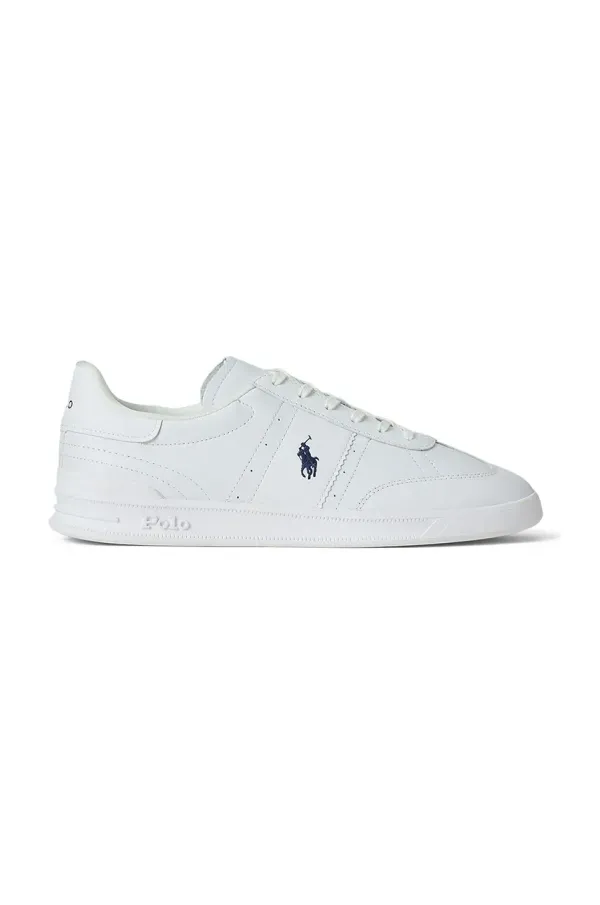 Polo Ralph Lauren Kožne tenisice Polo Ralph Lauren HRT Aera PP za muškarce, boja: bijela, 809971288001