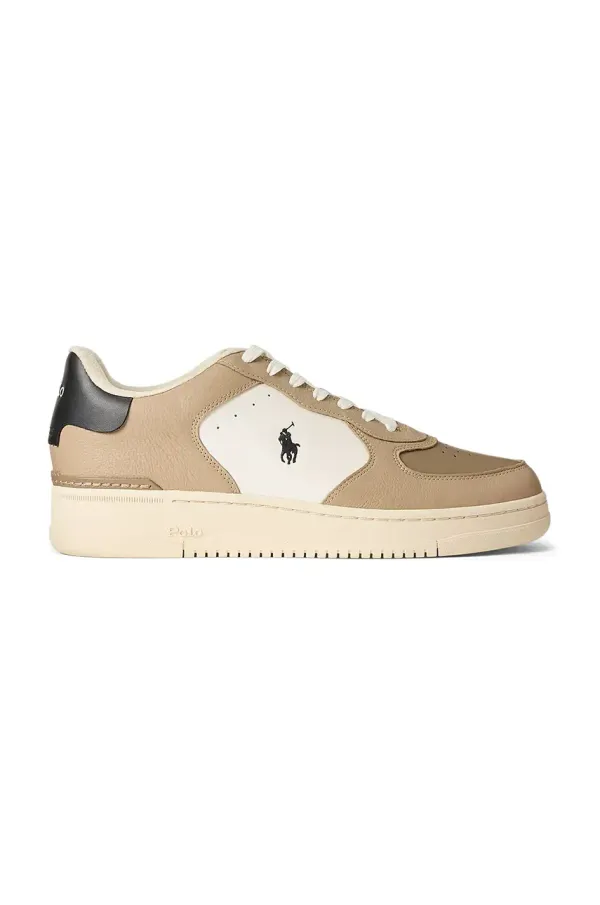 Polo Ralph Lauren Kožne tenisice Polo Ralph Lauren Masters CRT za muškarce, boja: bež, 809960988001