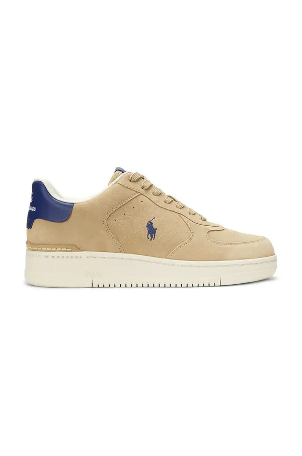 Polo Ralph Lauren Kožne tenisice Polo Ralph Lauren Masters CRT za muškarce, boja: bež, 809965086003