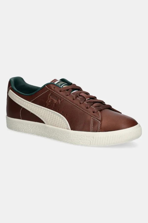 Puma Kožne tenisice Puma Clyde Palais Artisan za muškarce, boja: smeđa, 402249