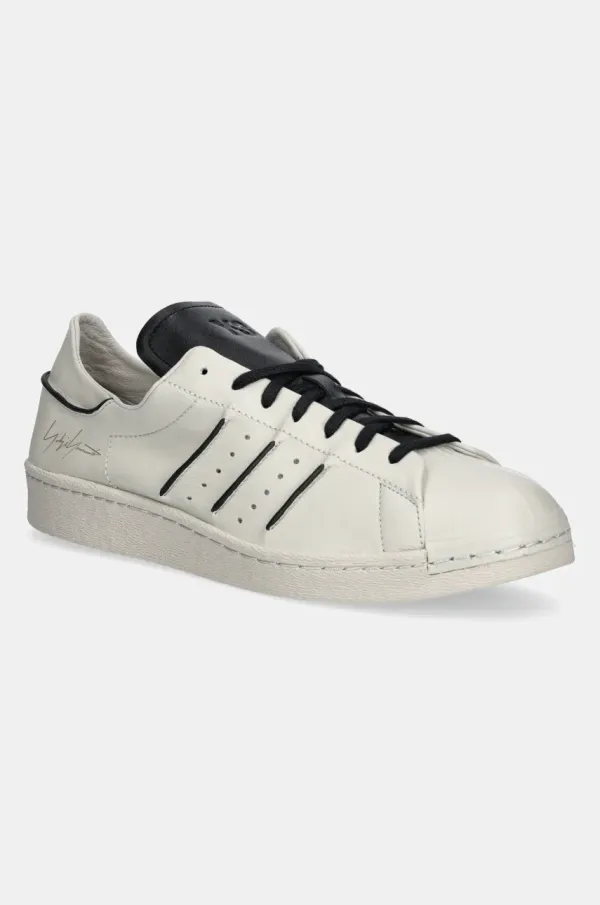 Y-3 Kožne tenisice Y-3 Superstar boja: bež, JS0576